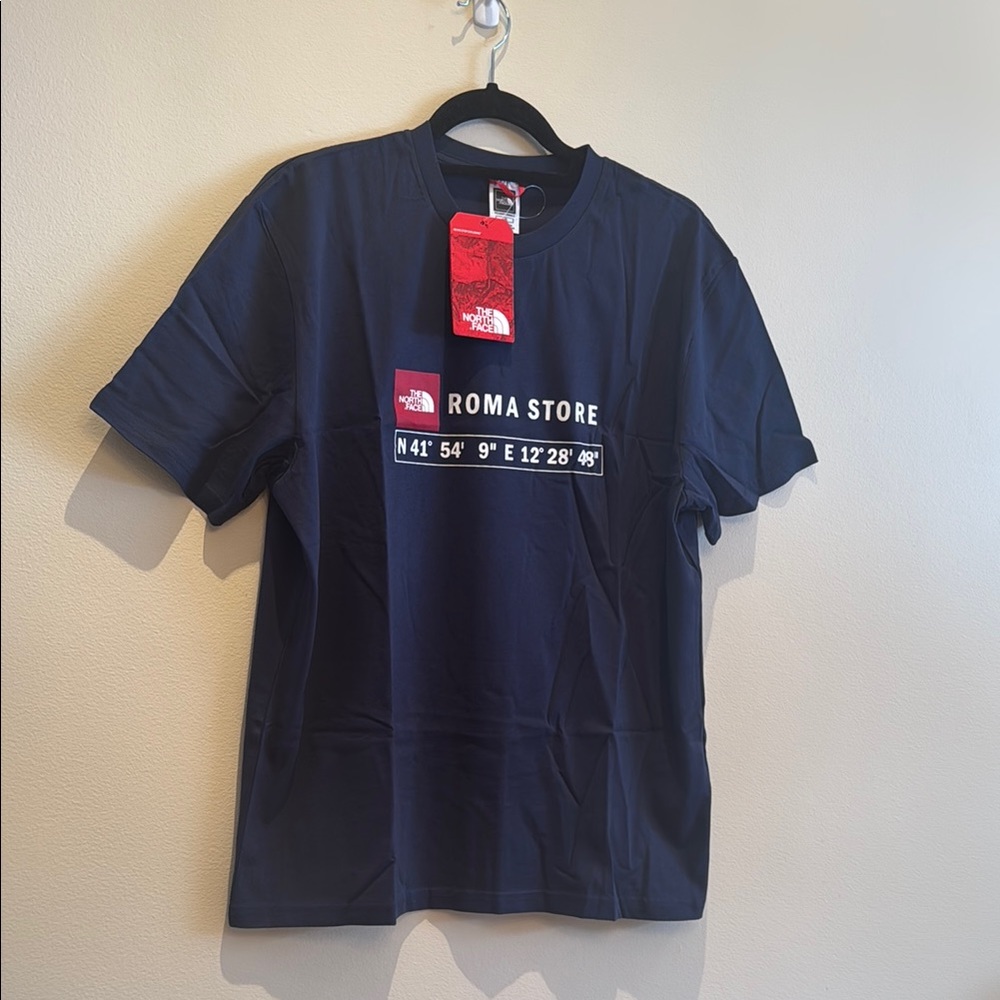 The North Face Roma Store Men's Navy T-Shirt